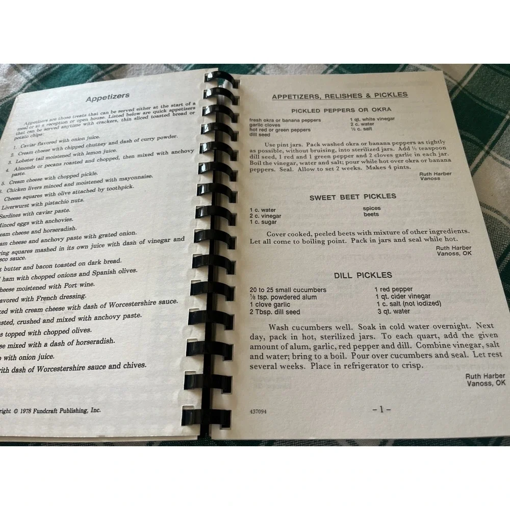 Our Daily Bread Cookbook Recipe Pentecostal Holiness Church Stratford Oklahoma
